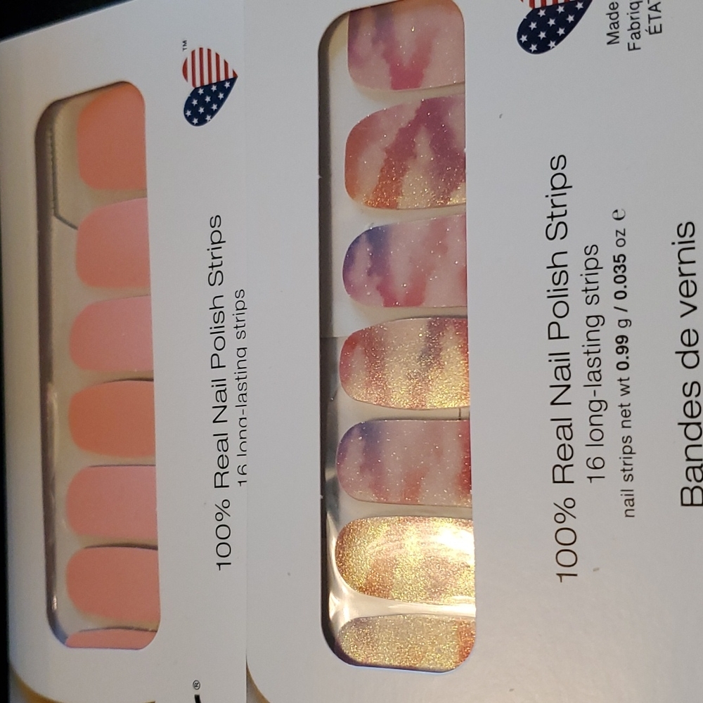 Color Street Two Packages ONE Charleston Blush and One Painted Dawn